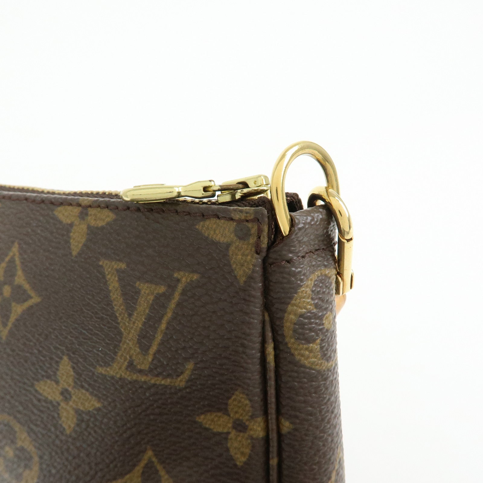 Louis Vuitton Monogram Pochette Accessoires Pouch Hand Bag M51980