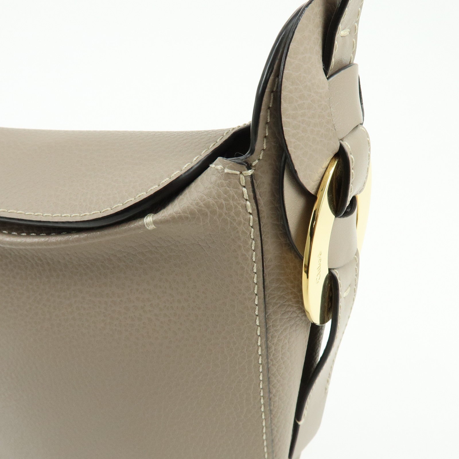 Chloe Darryl Calf Leather Shoulder Bag Crossboday Bag Greige