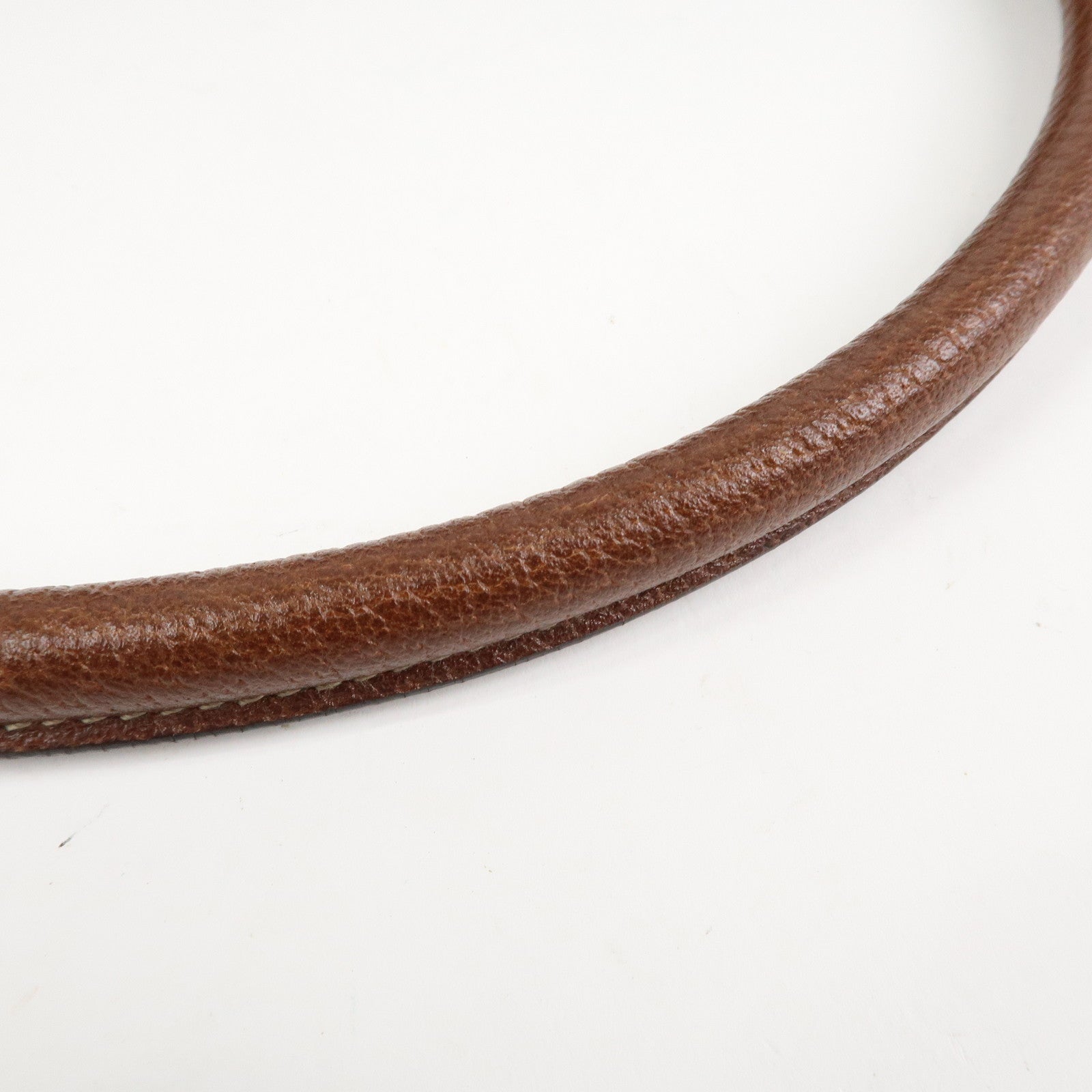 GUCCI Interlocking G Abbey GG Denim Shoulder Bag Brown Denim 130738