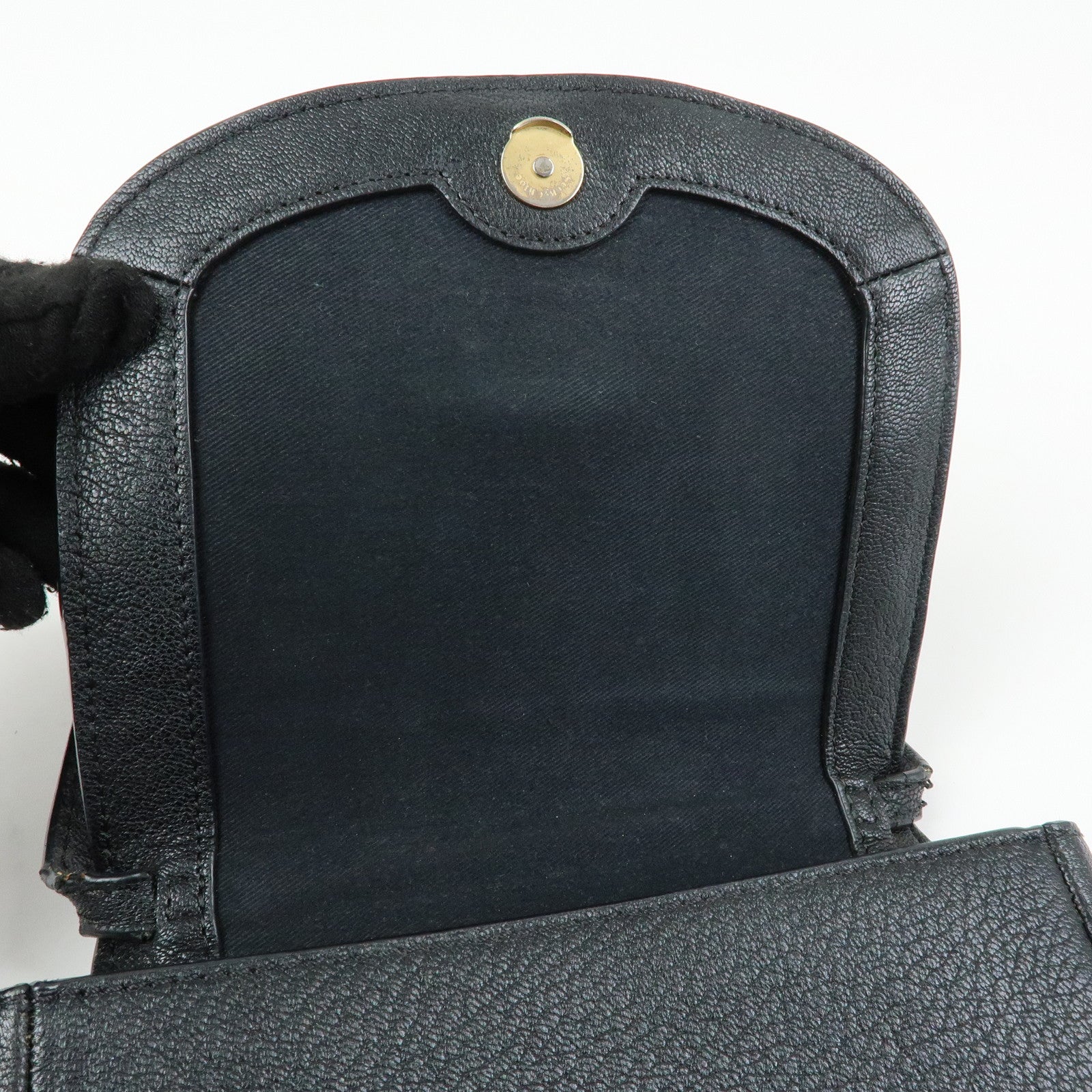 Chloe See By Chloe Hana Leather Shoulder Crossbody Bag Black
