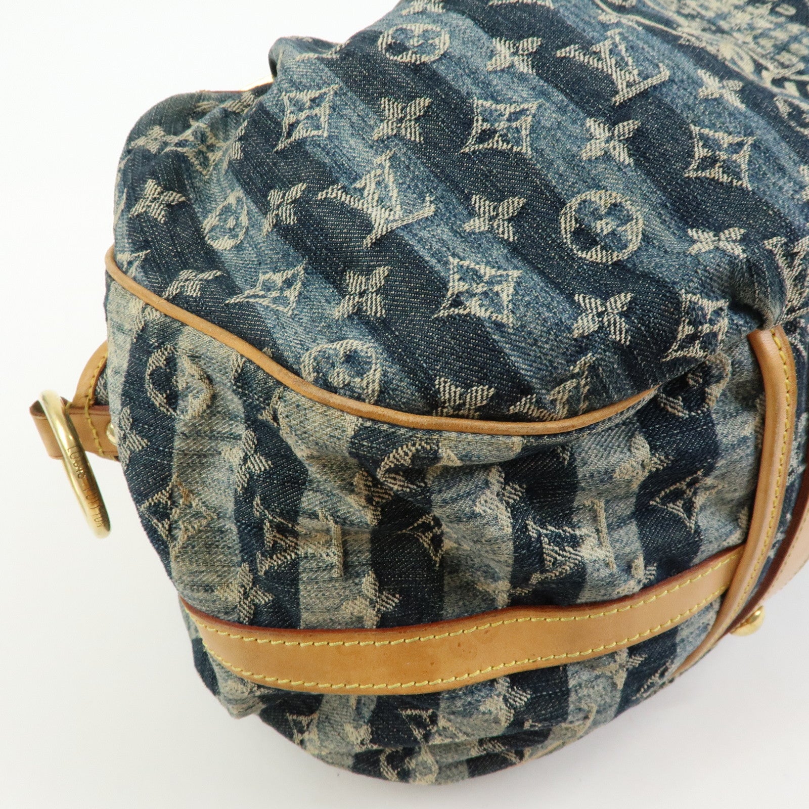 Louis Vuitton Monogram Denim Cabas Raye GM 2Way Hand Bag M95336
