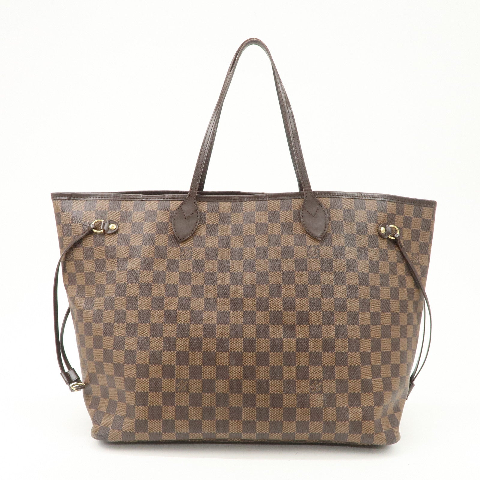 Louis Vuitton Damier Ebene Neverfull GM Tote Bag N51106 Used