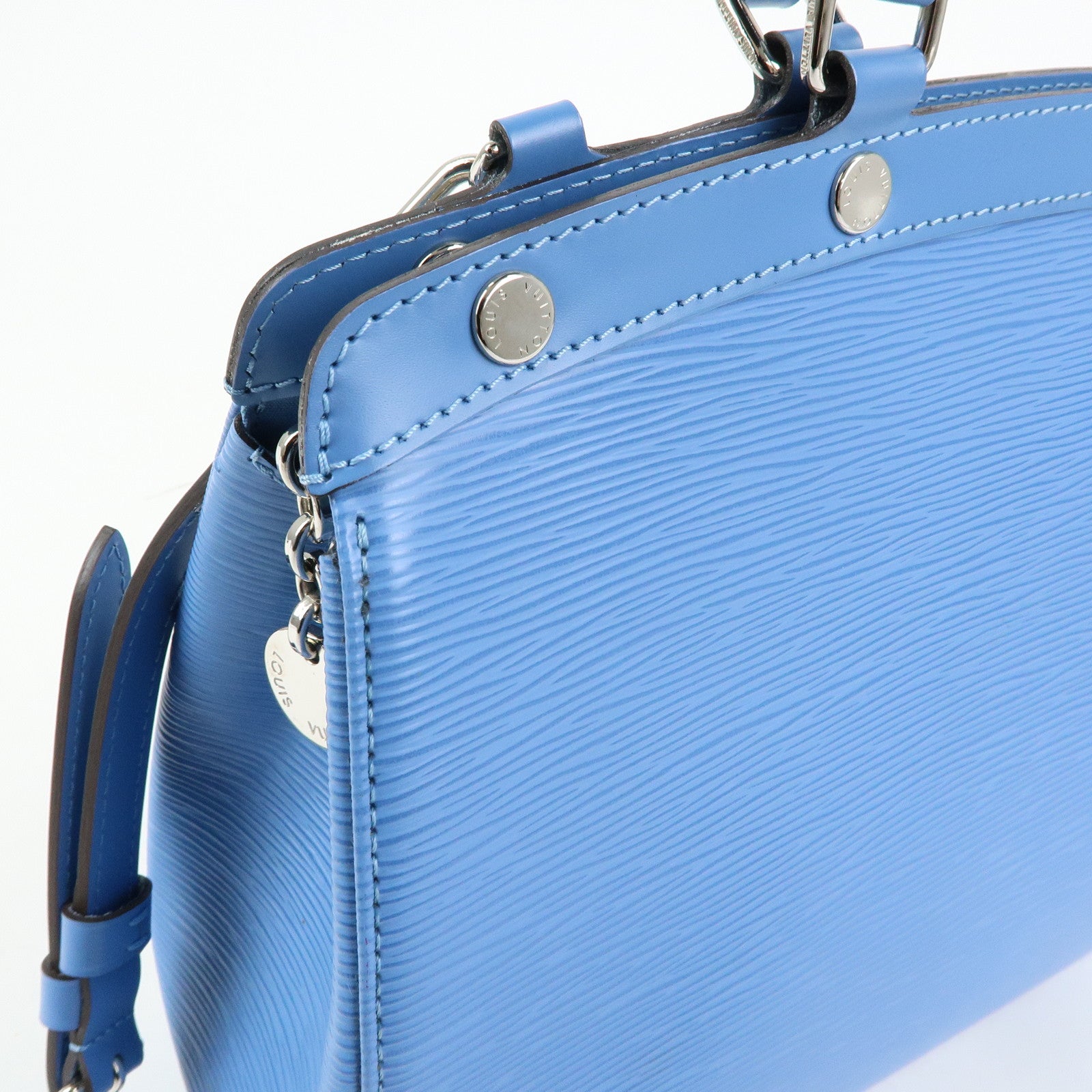 Louis Vuitton Epi Leather Brea MM 2Way Bag Hand Bag Blue