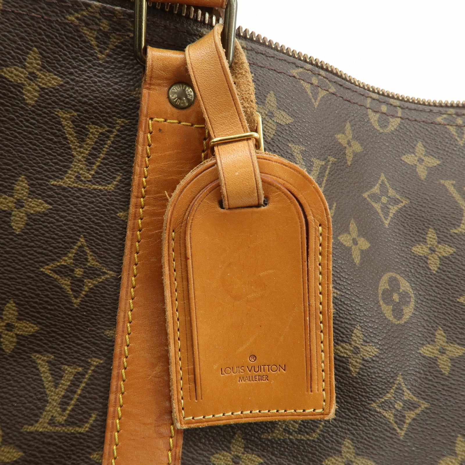 Louis Vuitton Monogram Keep All 50 Boston Bag Brown M41416 Used