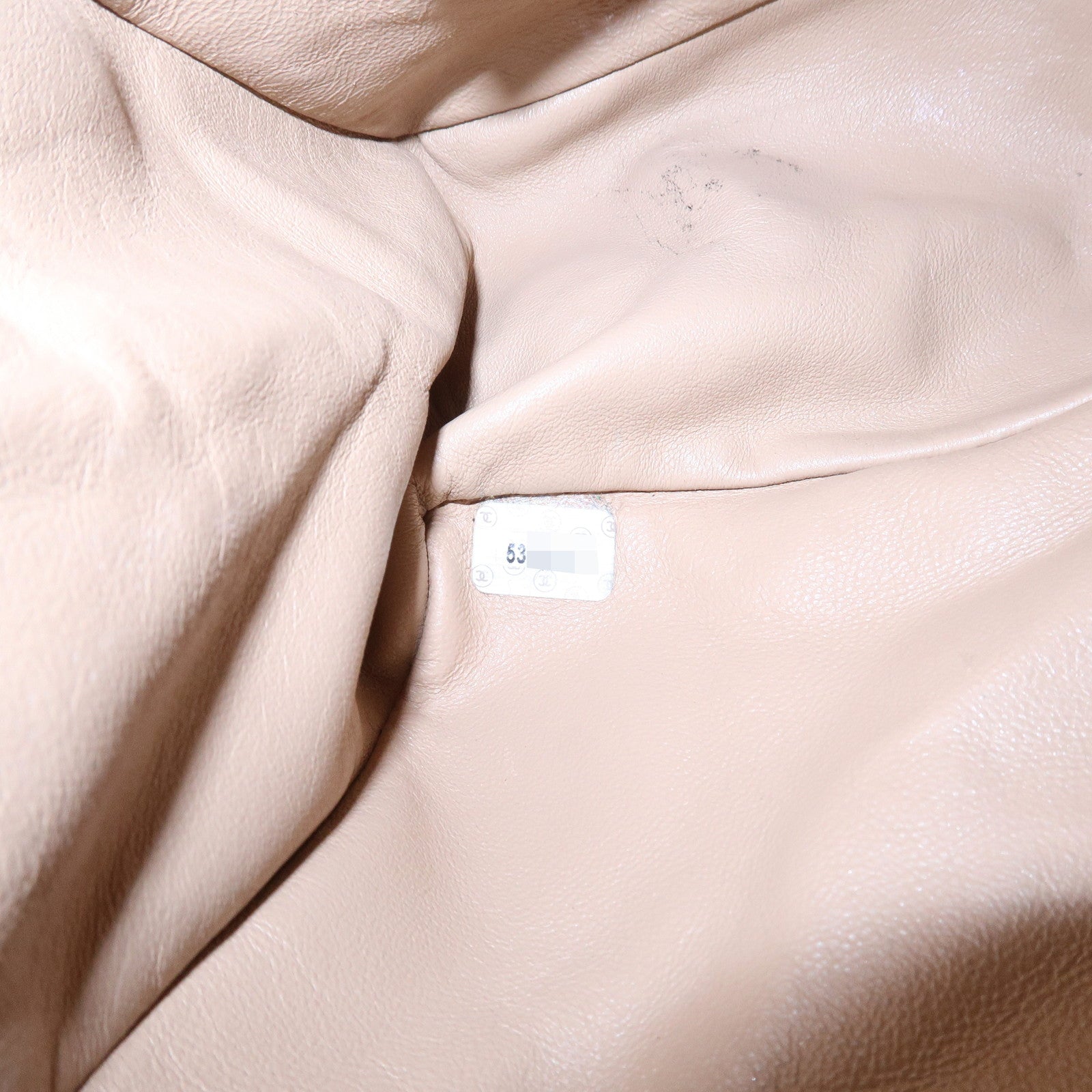 CHANEL COCO Mark Calf Leather Tote Bag Shoulder Bag Black