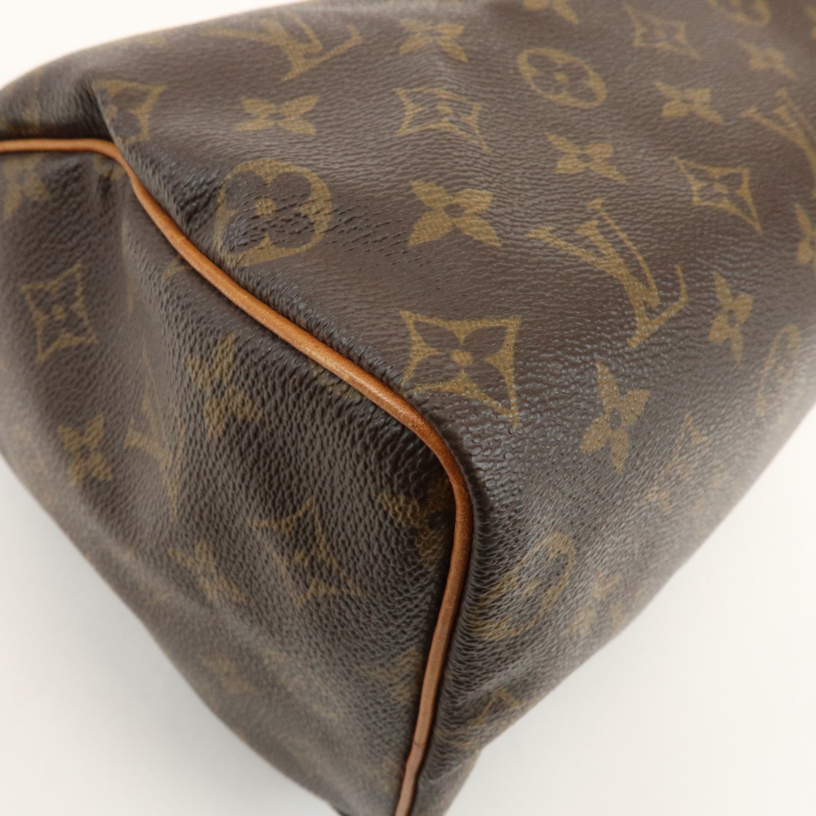 Louis Vuitton Monogram Speedy 25 Boston Bag Hand Bag Brown M41528