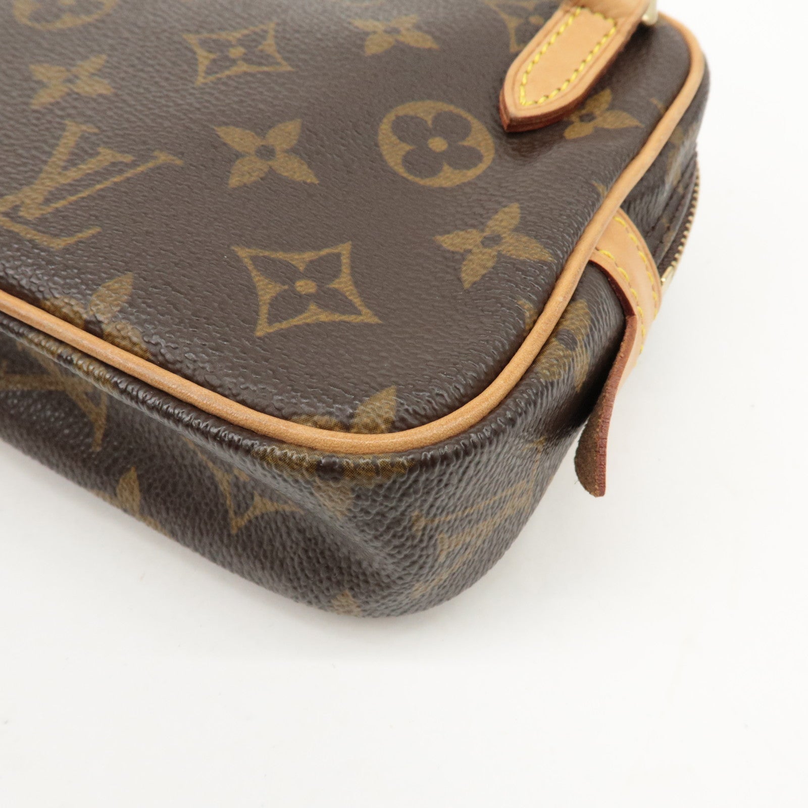 Louis Vuitton Monogram Pochette Marly Bandouliere Bag Brown M51828 Used