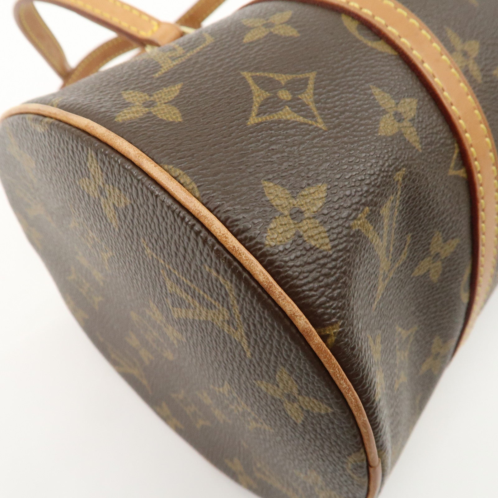 Louis Vuitton Monogram Papillon 30 Hand Bag New Style Brown M51385