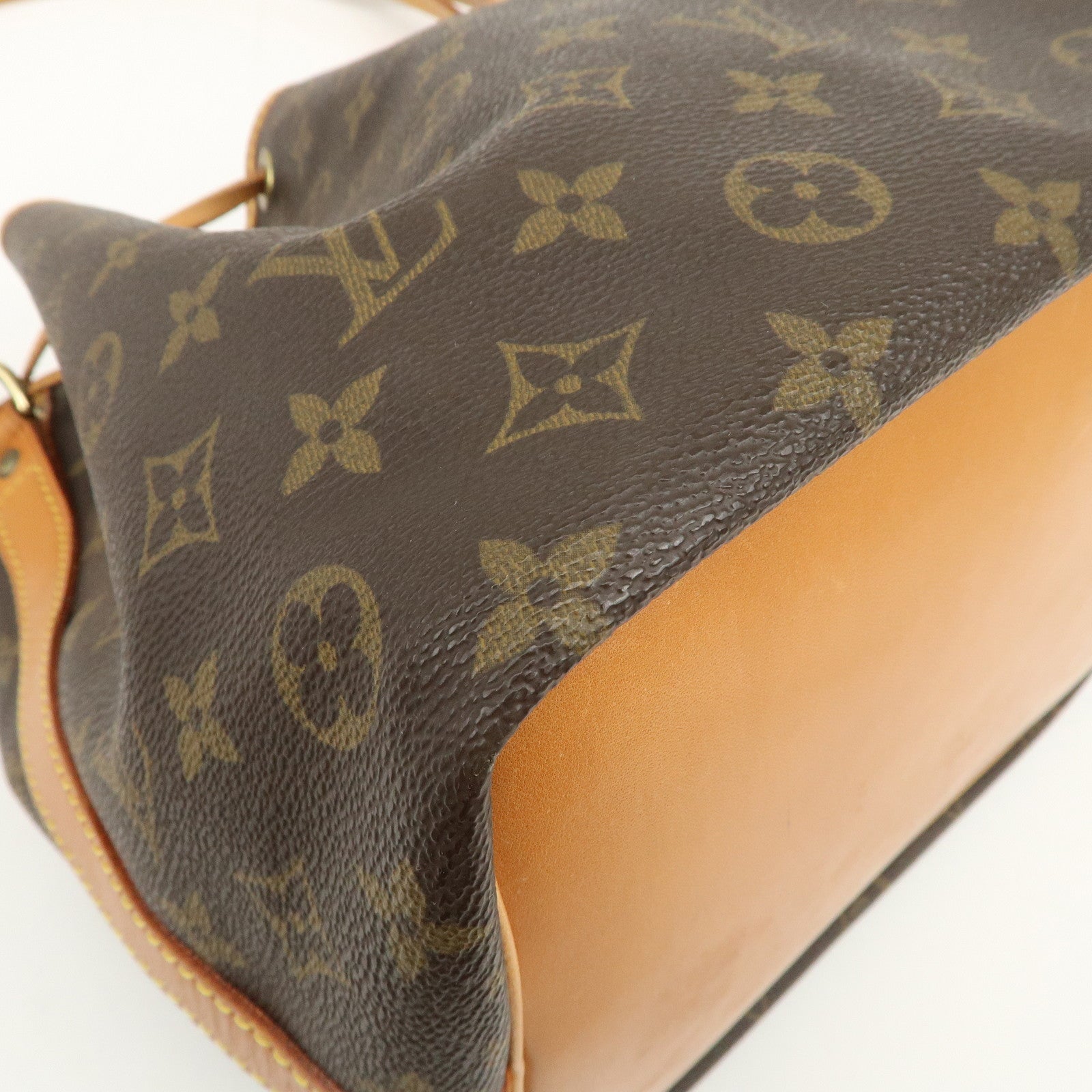 Louis Vuitton Monogram Petit Noe Shoulder Bag Brown M42226