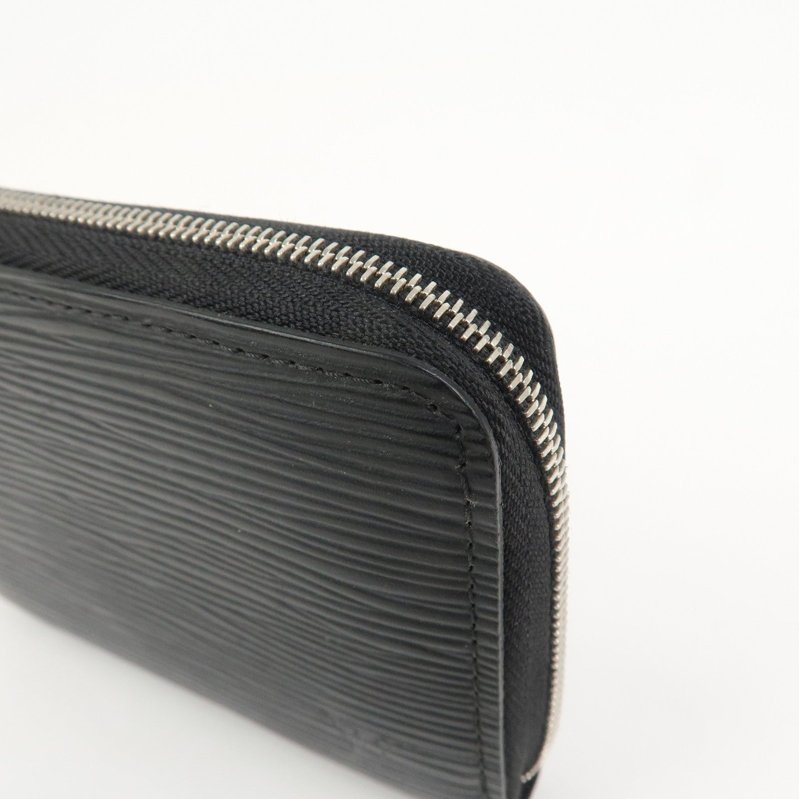 Louis Vuitton Epi Leather Zippy Coin Case Wallet Noir M60152
