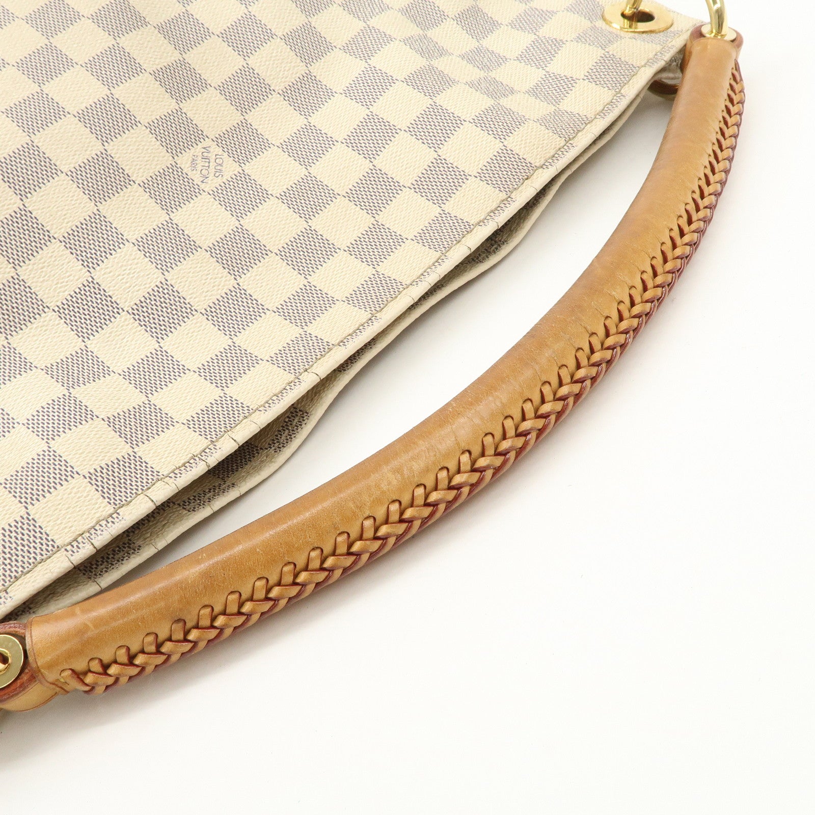 Louis Vuitton Damier Azur Canvas Artsy MM Shoulder Bag N41174 Used