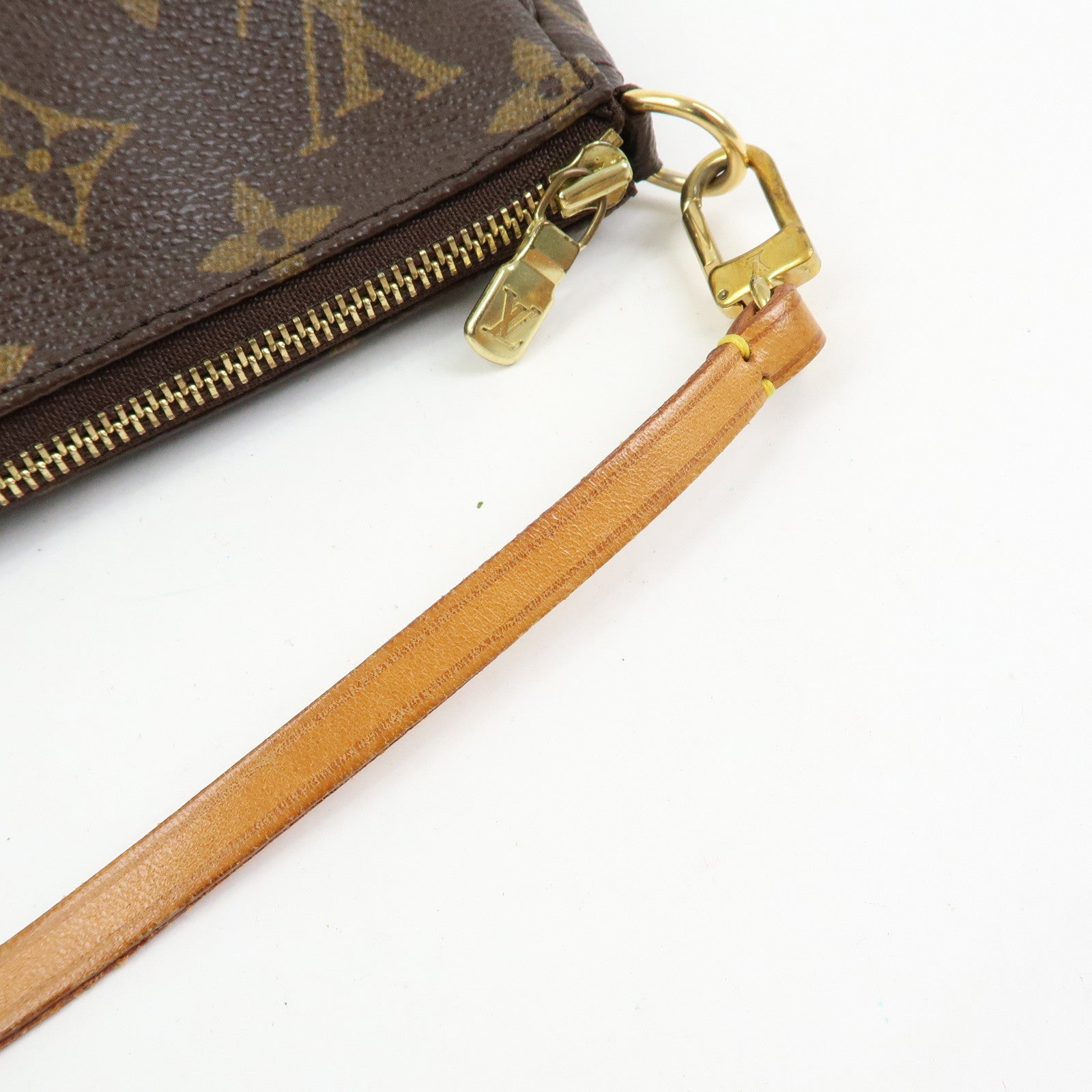 Louis Vuitton Monogram Pochette Accessoires Pouch Hand Bag M51980
