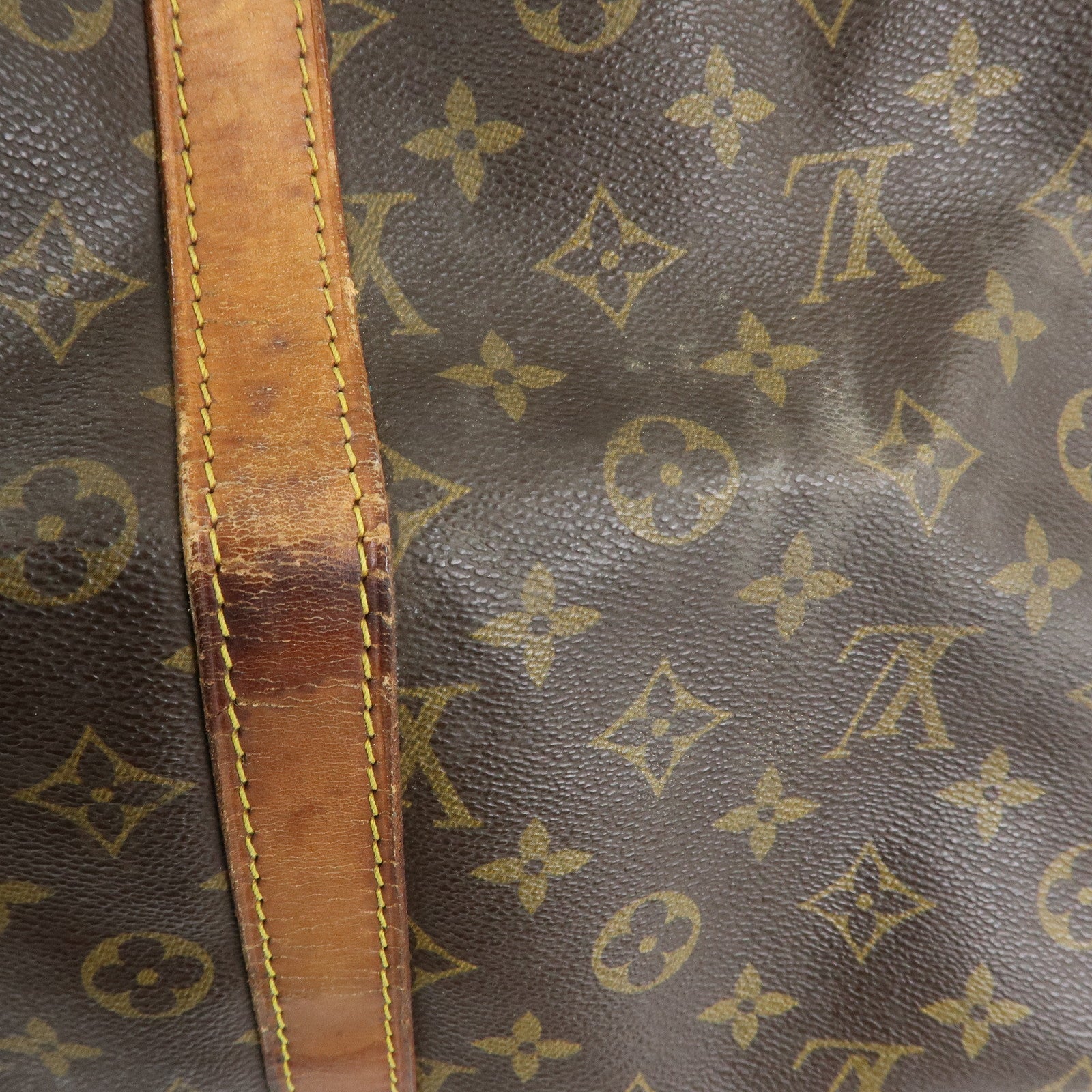 Louis Vuitton Monogram Keep All Bandouliere 55 Boston Bag M41414
