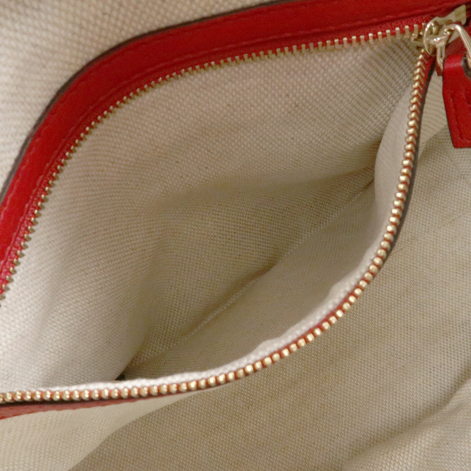 GUCCI SOHO Interlocking G Leather 2Way Bag Hand Bag Red 336751