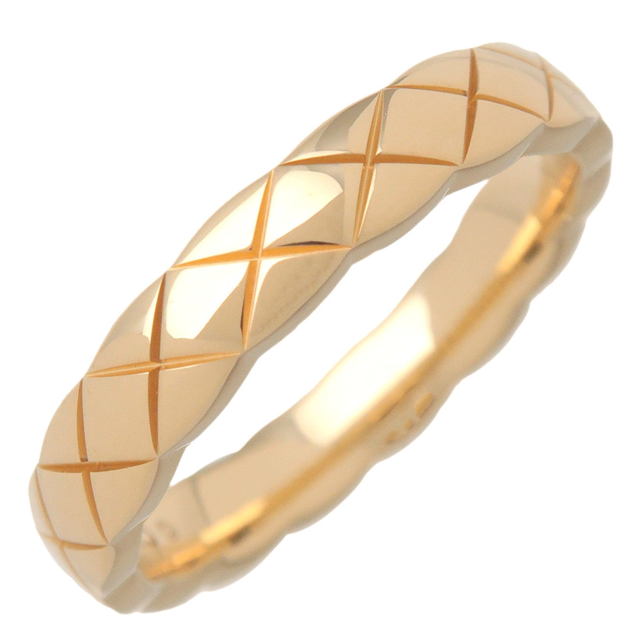 CHANEL COCO Crush Mini Ring K18 750YG Yellow Gold #46 US3.5 J11794