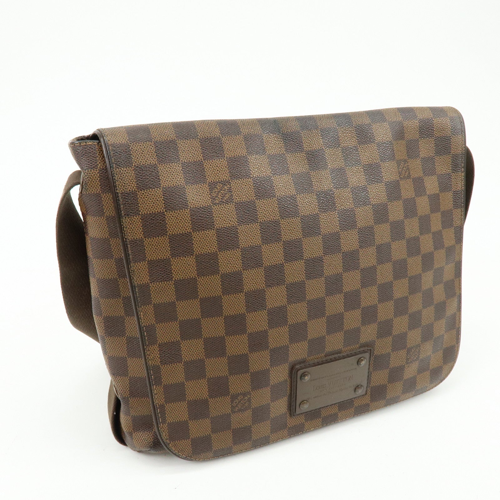 Louis Vuitton Damier Ebene Brooklyn Messenger Bag Brown N51211