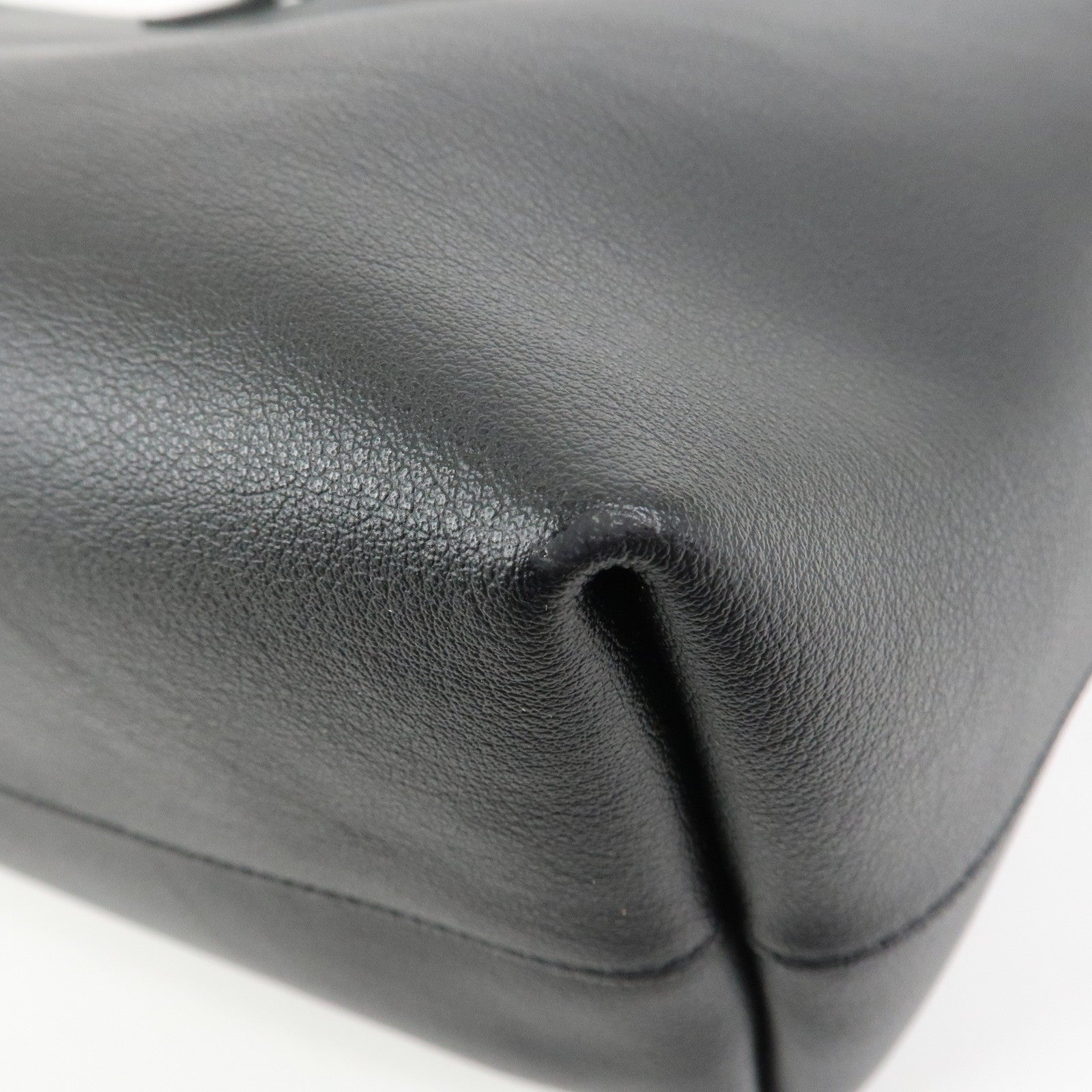 SAINT LAURENT PARIS Shopping Bag EAST WEST Tote Bag Black 600281