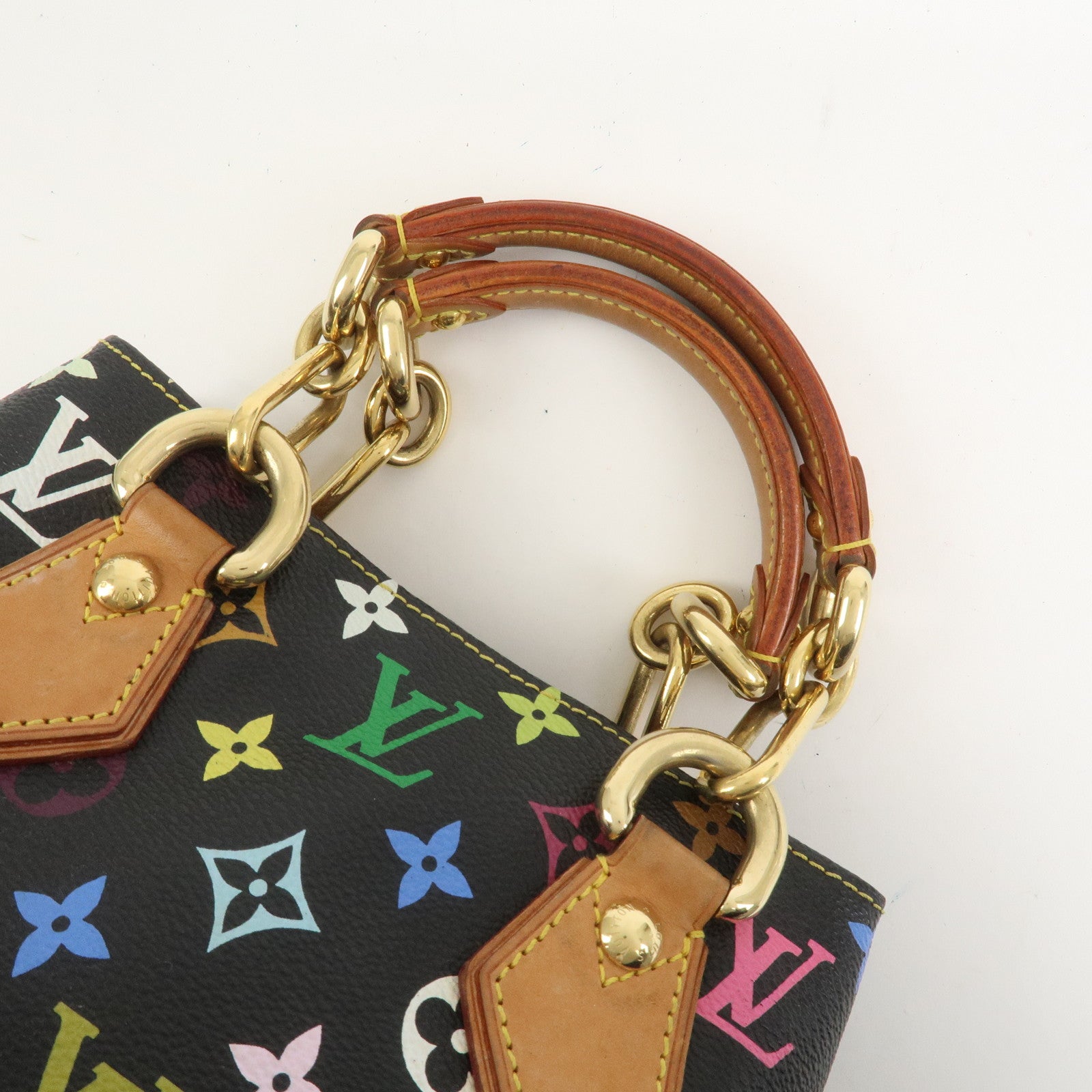 Louis Vuitton Monogram Multicolor Audra Hand Bag Noir Black M40048