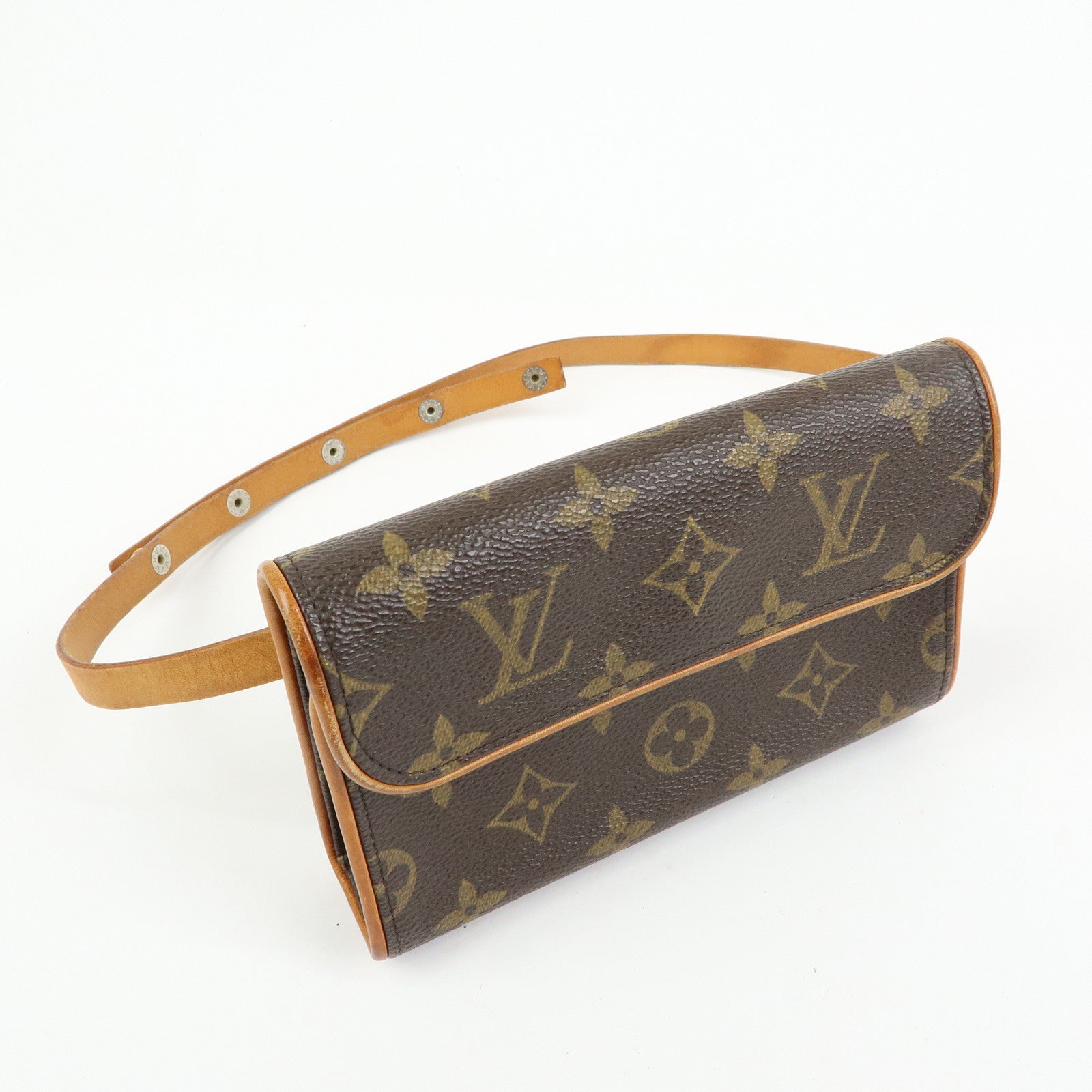 Louis Vuitton Monogram Pochette Florentine Waist Bag Belt L M51855