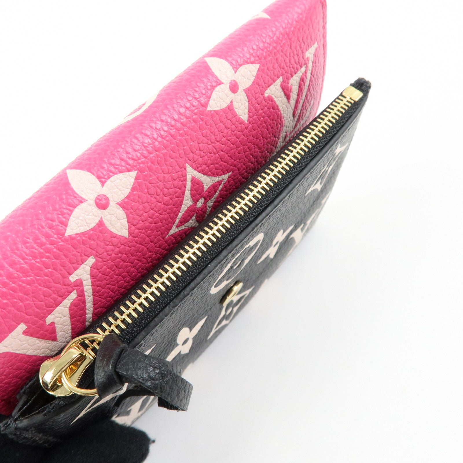 Louis Vuitton Portefeuille Victorine Bi-color Empreinte M81285