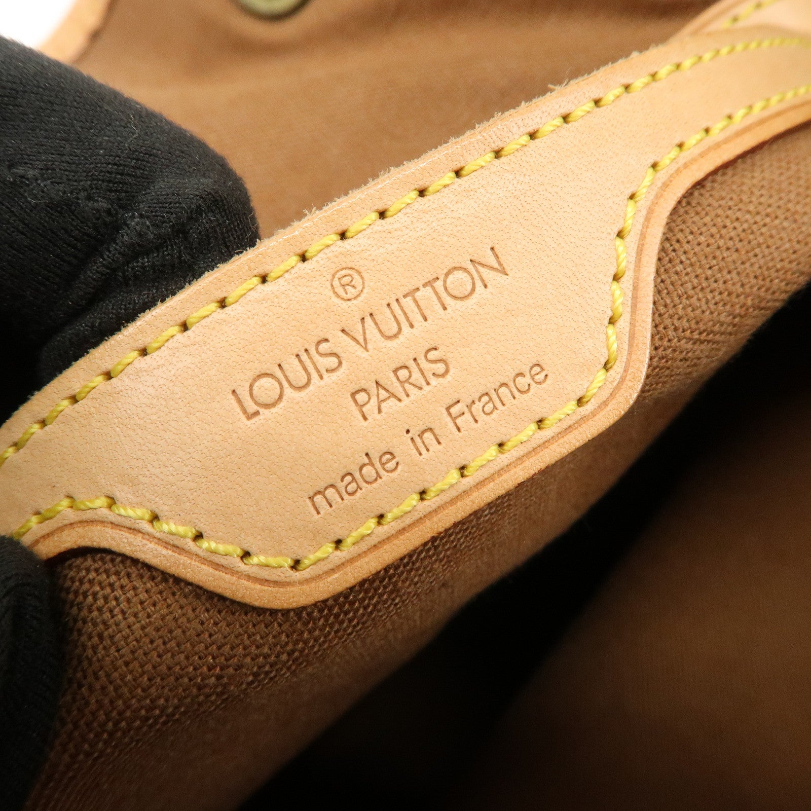 Louis Vuitton Monogram Montsouris GM Backpack Rucksack Brown M51135