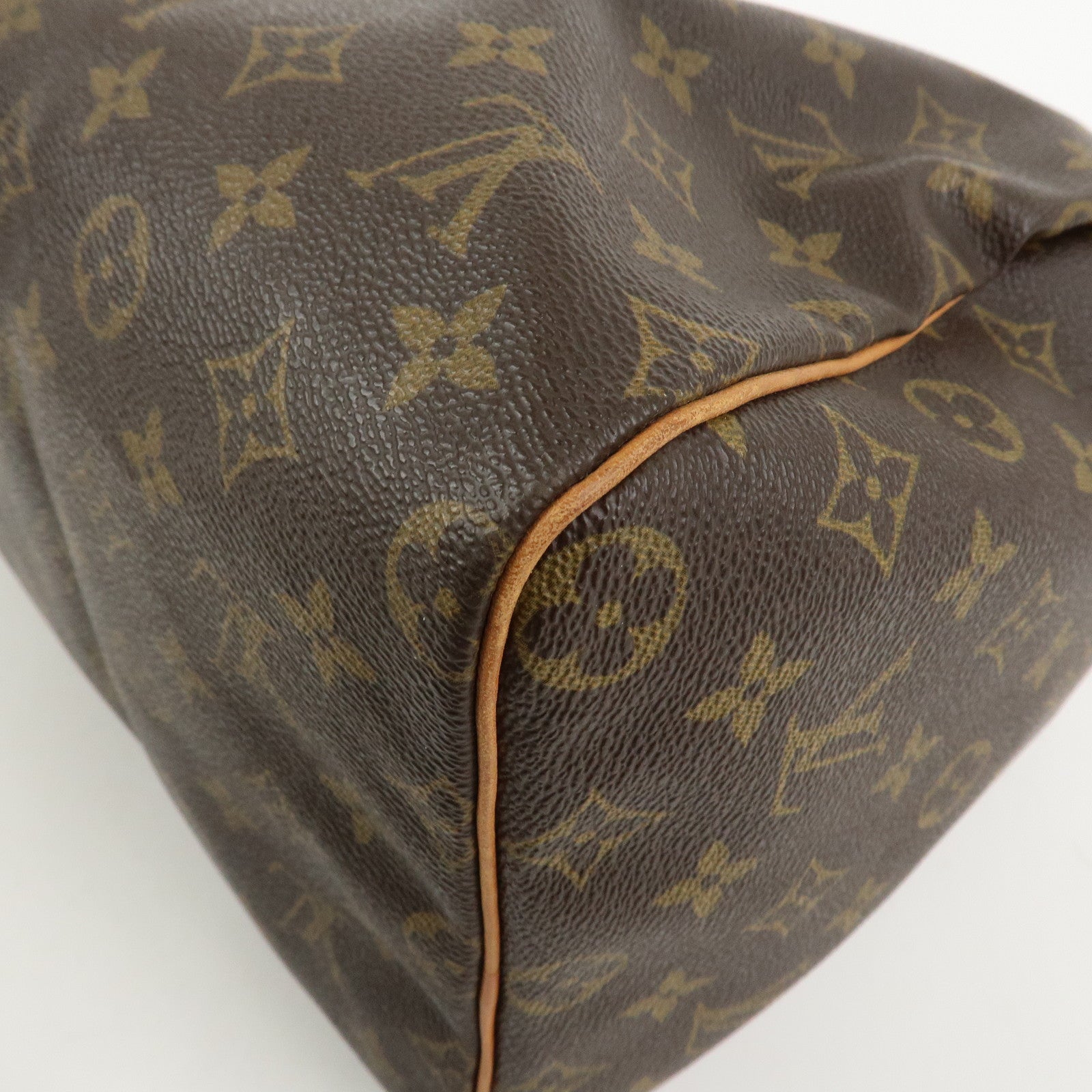 Louis Vuitton Monogram Speedy 40 Hand Bag Boston Bag Brown M41522