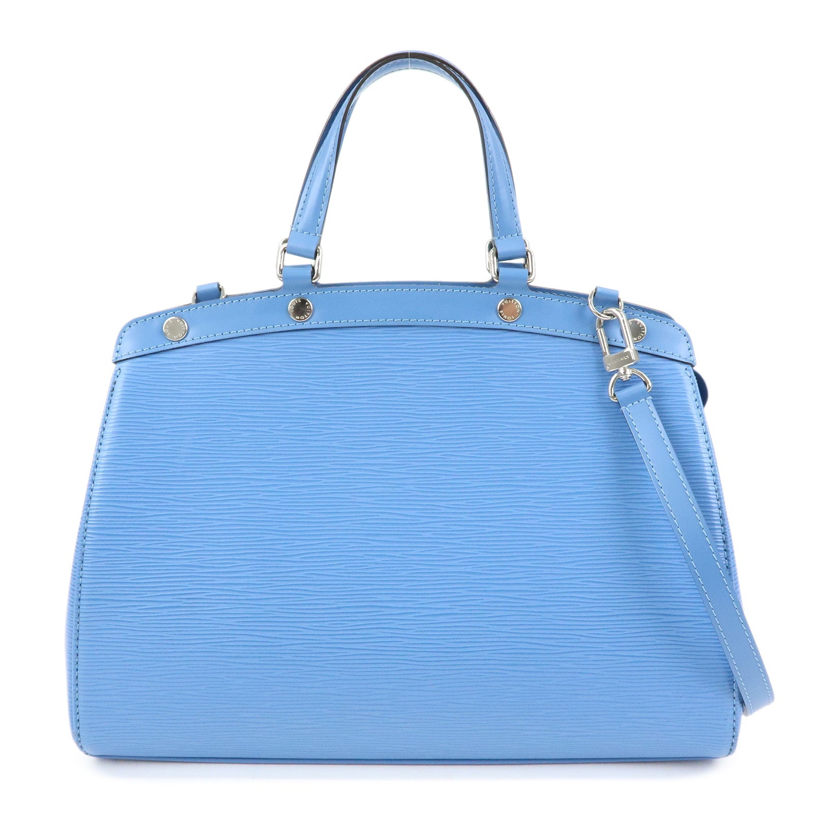 Louis Vuitton Epi Leather Brea MM 2Way Bag Hand Bag Blue
