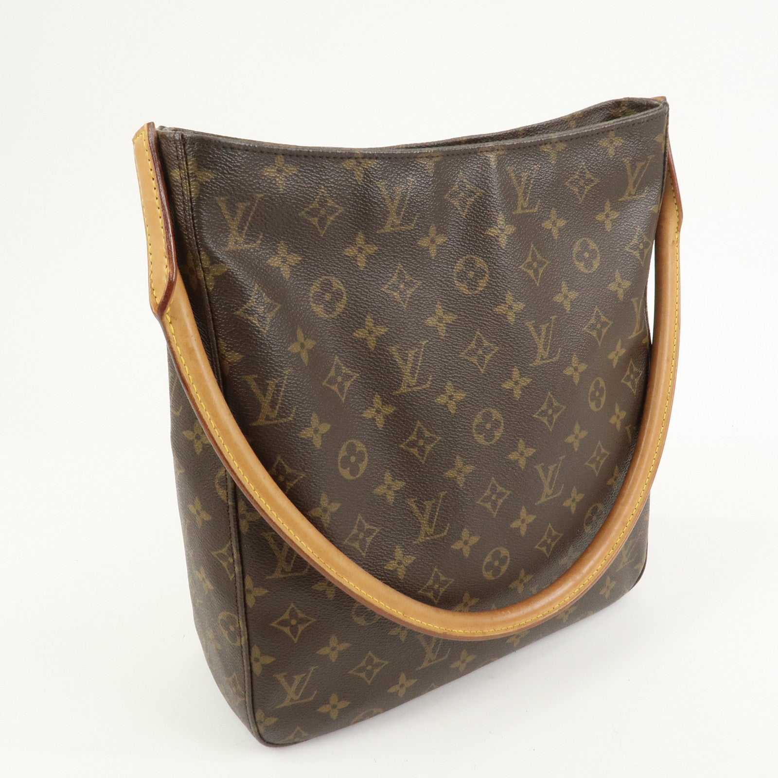 Louis Vuitton Monogram Looping GM Shoulder Bag Brown M51145
