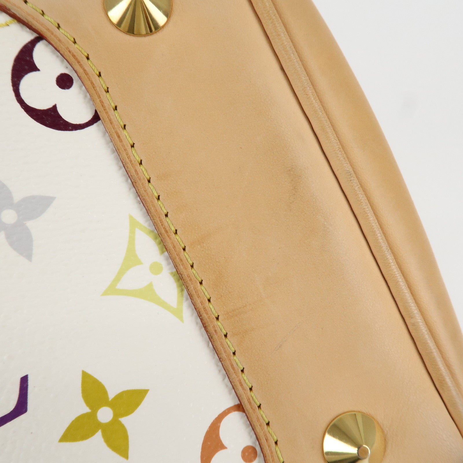 Louis Vuitton Monogram Multicolor Courtney MM 2Way Bag Blanc M45641 Used