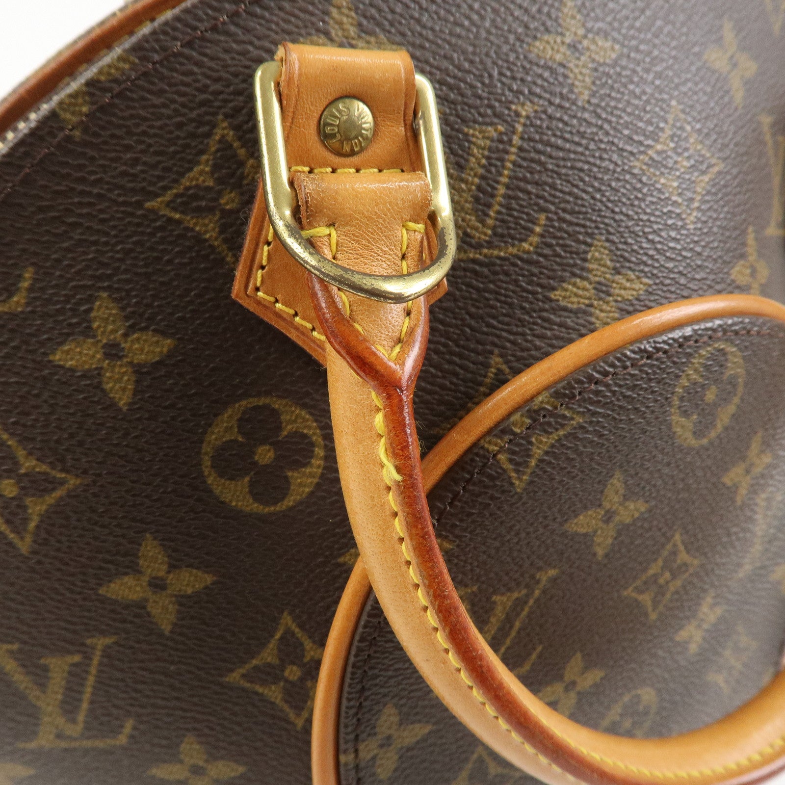 Louis Vuitton Monogram Ellipse PM Hand Bag Brown M51127