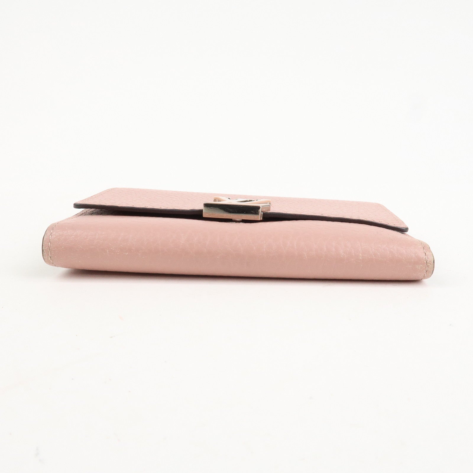Louis Vuitton Portefeuille Capucines Leather Wallet Magnolia M80493 Used