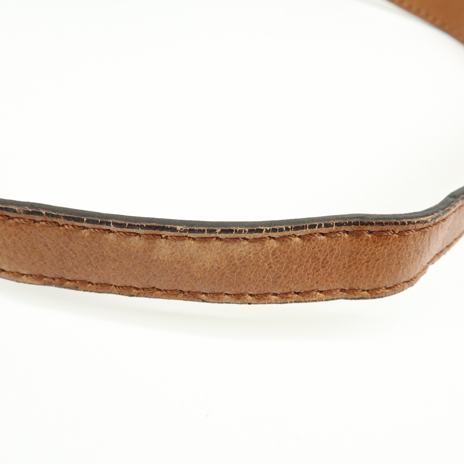 Chloe Harley Canvas Leather Shoulder Crossbody Bag Natural Brown