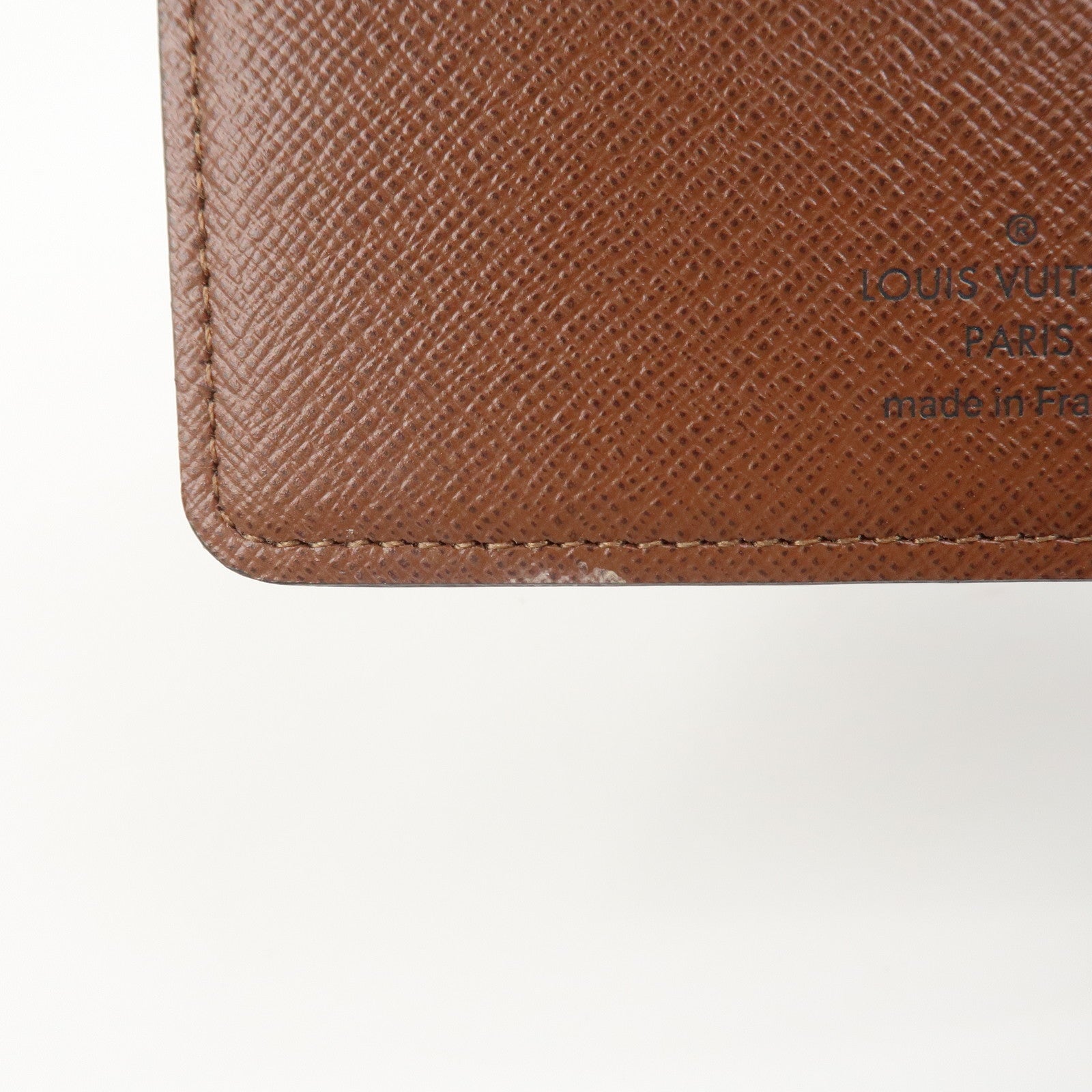 Louis Vuitton Monogram Agenda MM Planner Cover Brown R20105