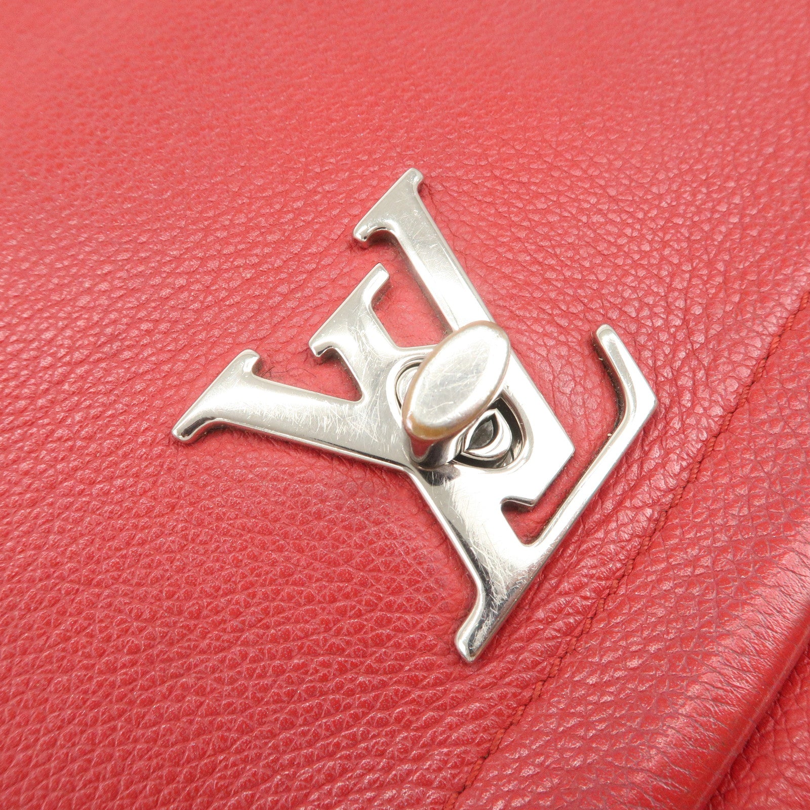 Louis Vuitton Lockme 2 BB 2Way Bag Shoulder Bag Hand Bag Red M51202