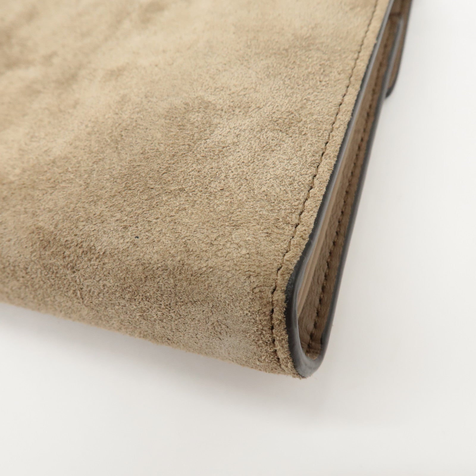 GUCCI Dionysus Suede Chain Shoulder Bag Beige Silver 401231 Used