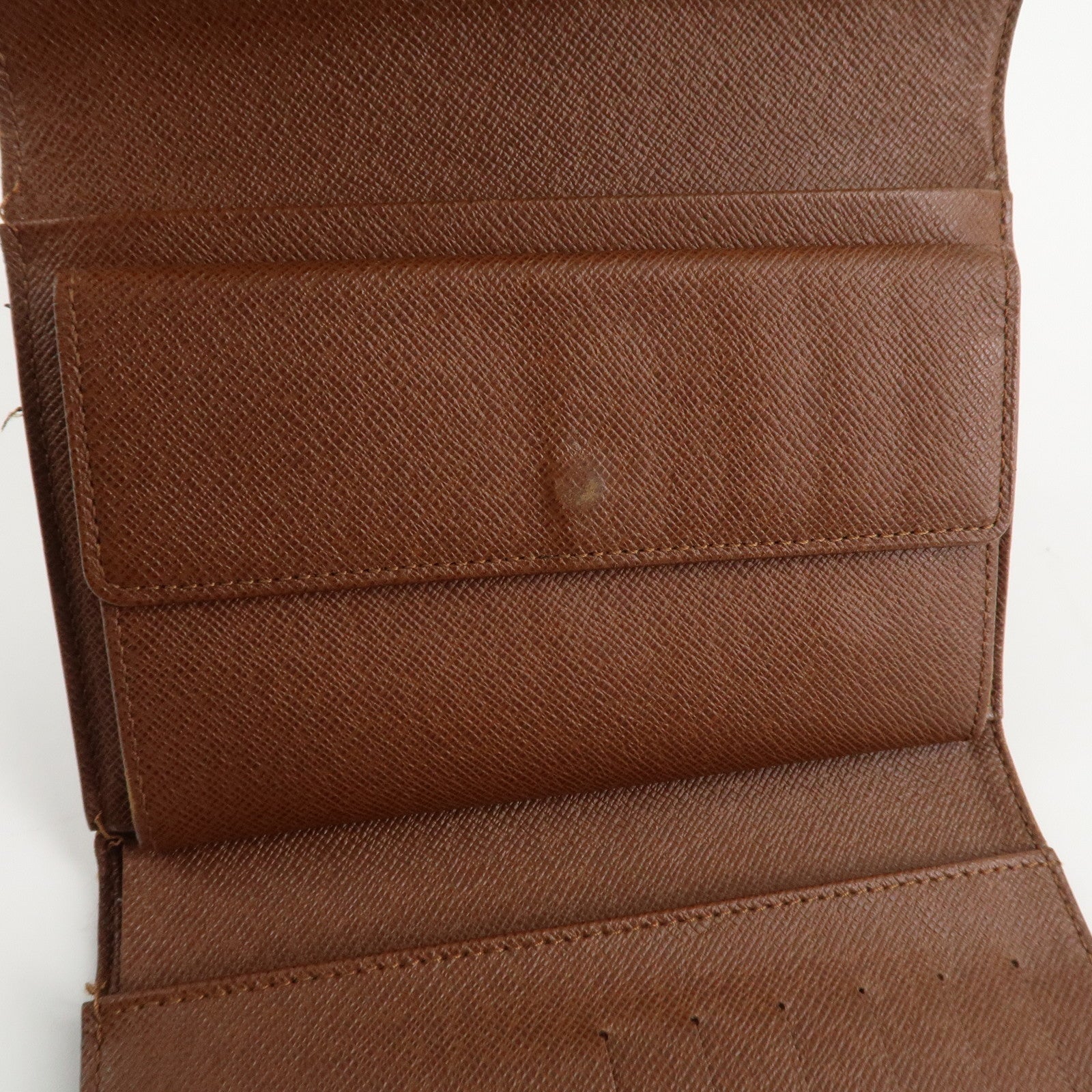 Louis Vuitton Monogram Porte Tresor Etui Papiers Wallet M61202 Used