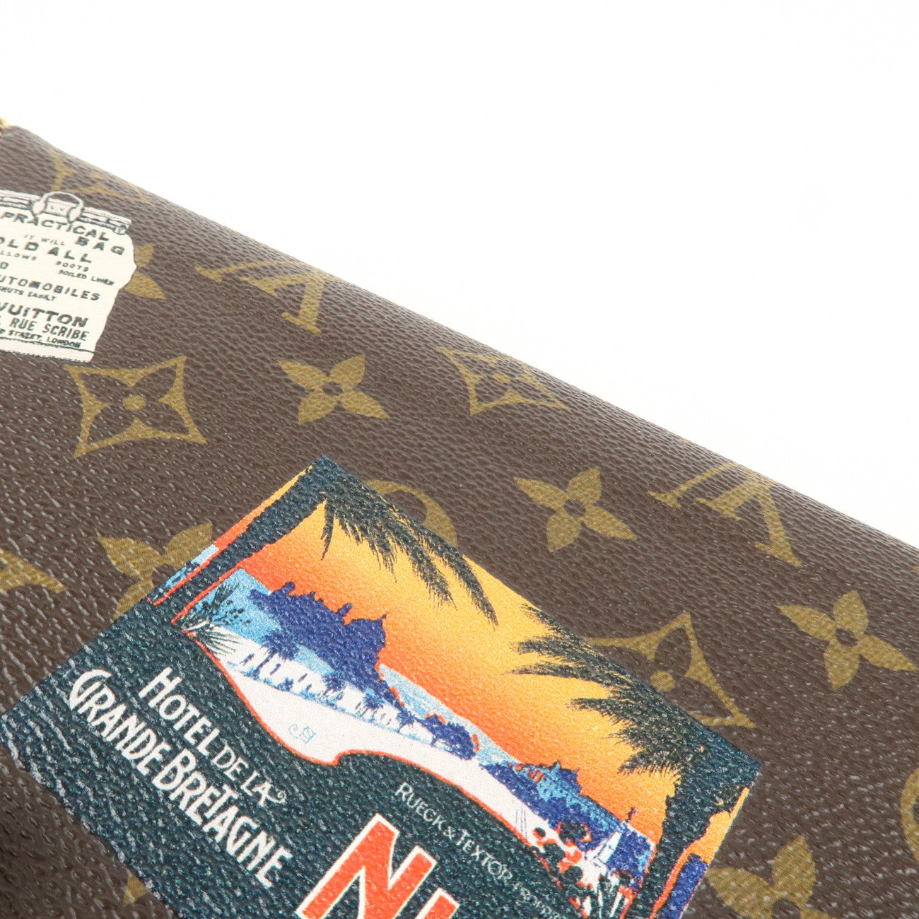 Louis Vuitton Monogram World Tour Pochette Felicie Brown MI4157 Used