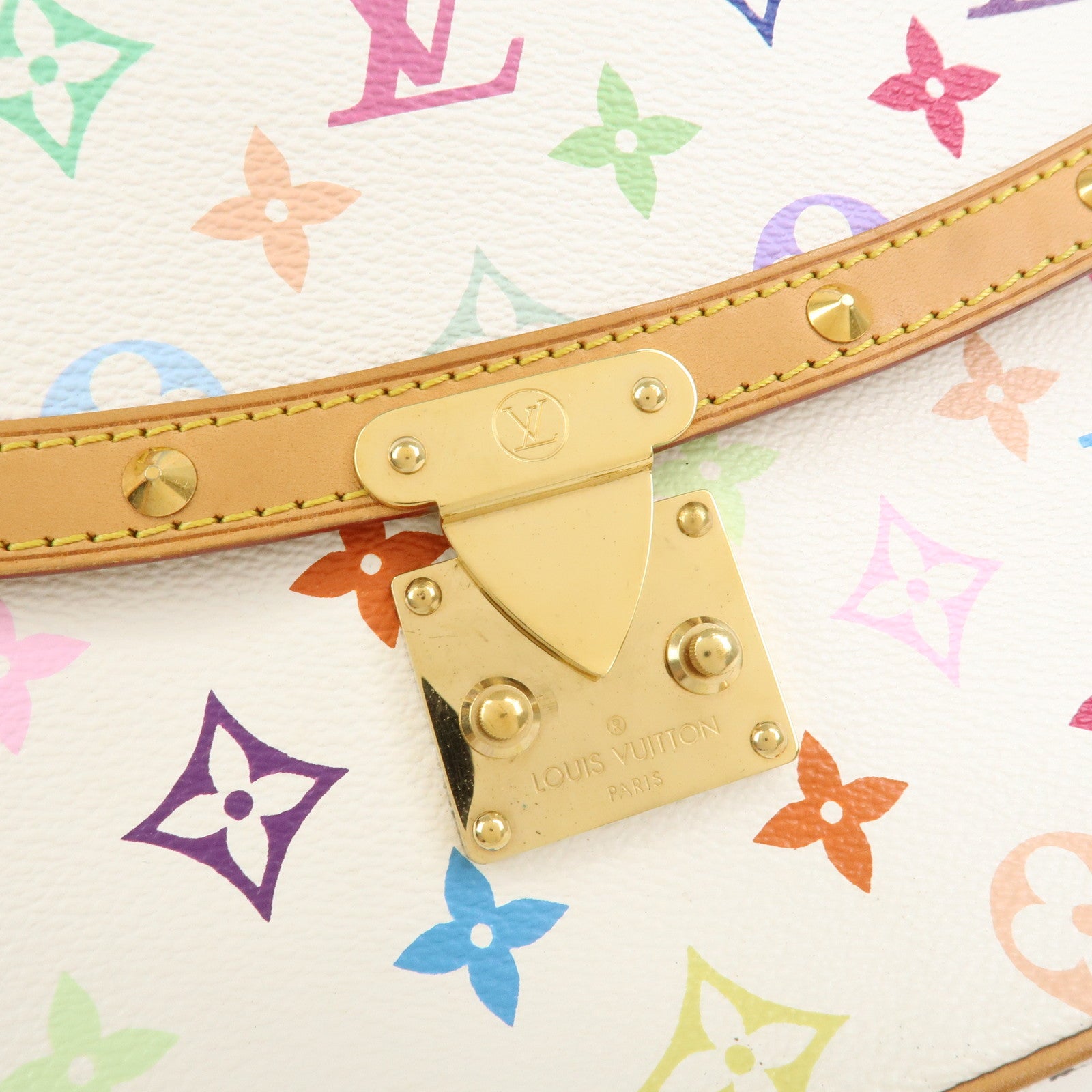 Louis Vuitton Monogram Multicolor Sologne Shoulder Bag Blanc M92661