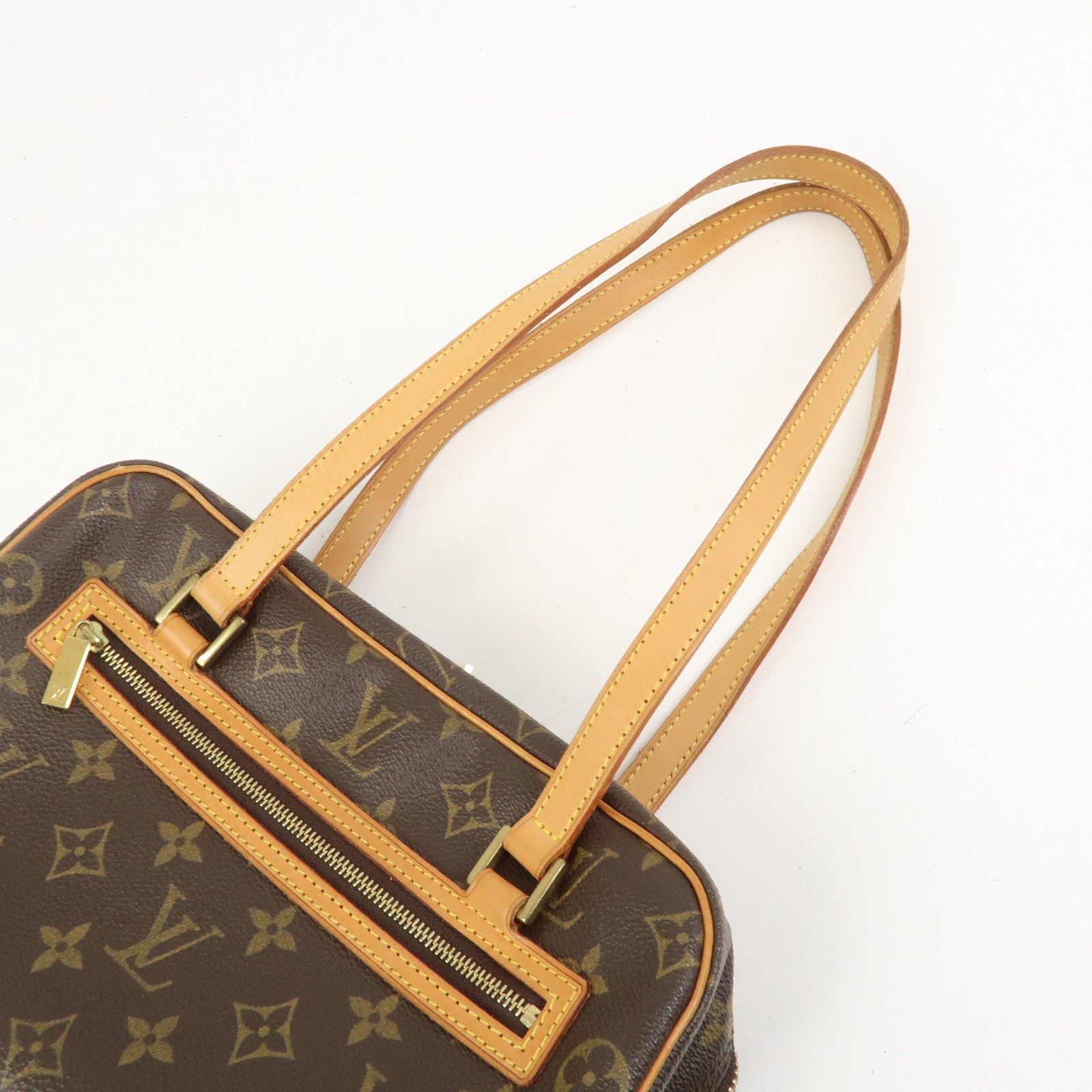 Louis Vuitton Monogram Cite MM Shoulder Bag Hand Bag Brown M51182
