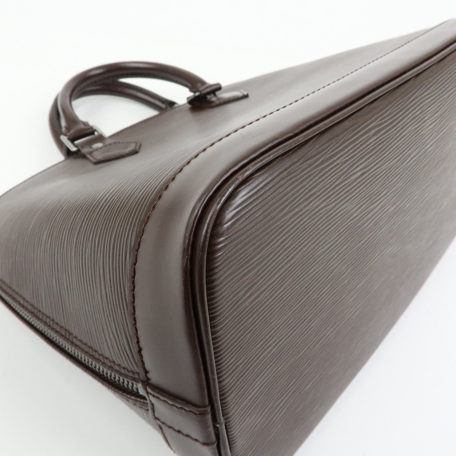 Louis Vuitton Epi Leather Alma Hand Bag Mocha M5214D