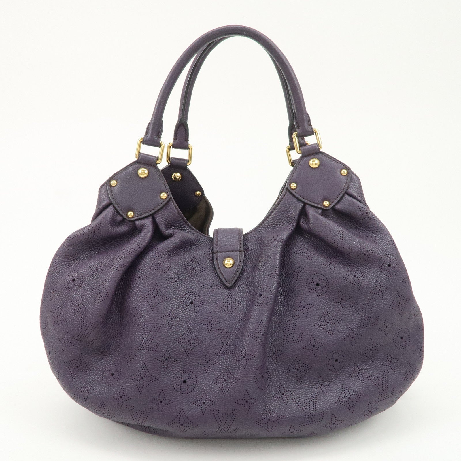 Louis Vuitton Monogram Mahina L Leather Hand Shoulder Bag M93441