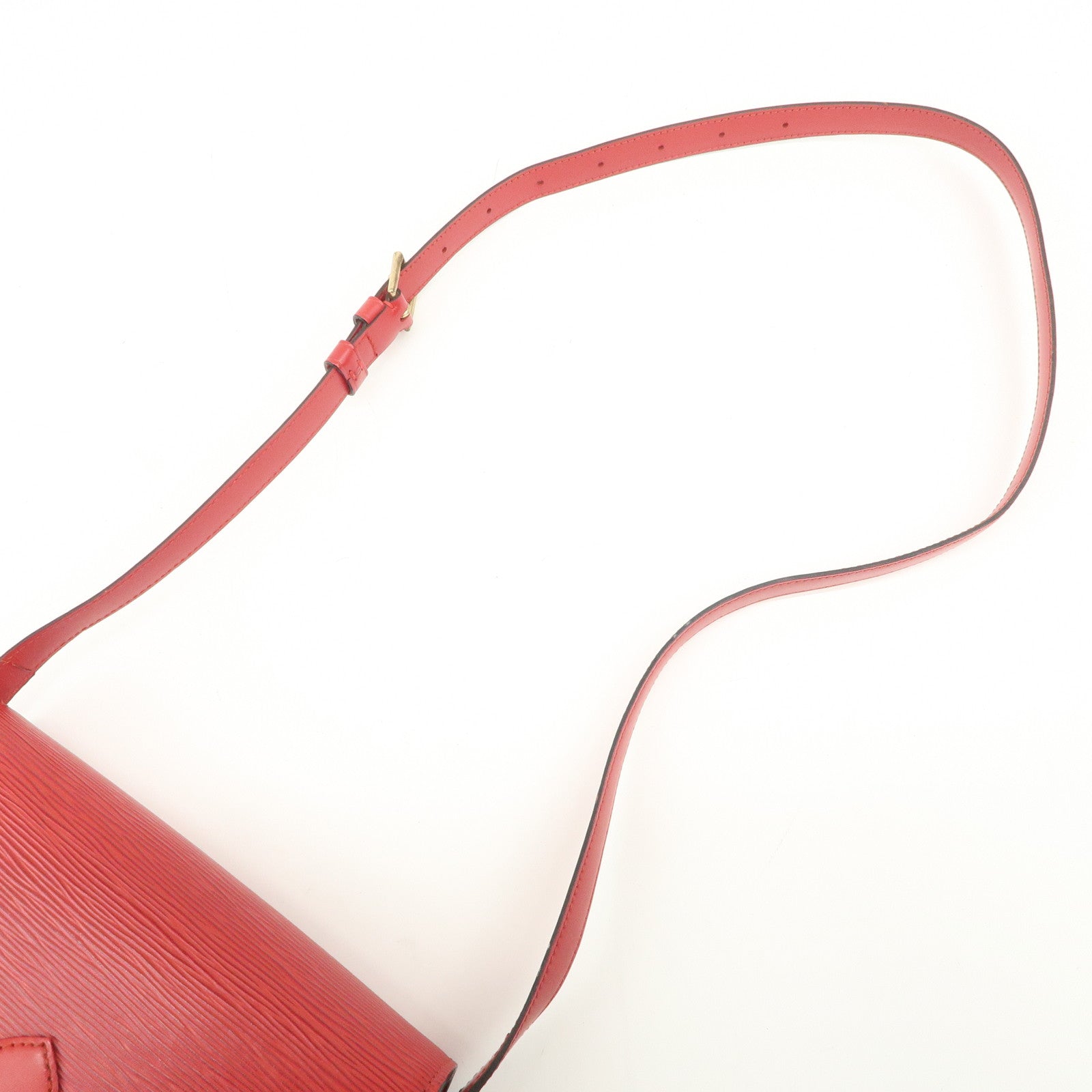 Louis Vuitton Epi Saint Cloud Shoulder Bag Crossbody Bag Red M52197