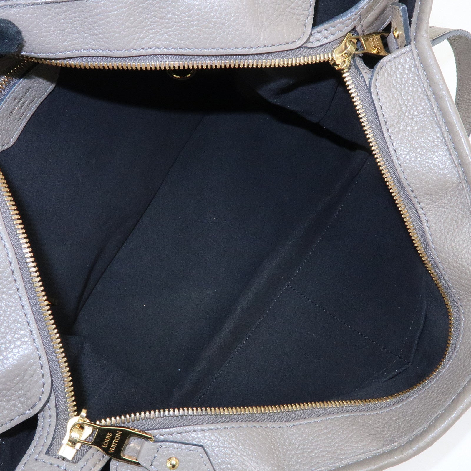 Louis Vuitton Monogram Mahina Stella PM 2Way Hand Bag Taupe M93063