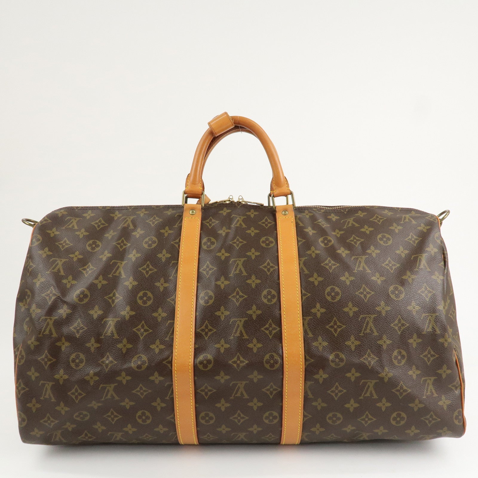 Louis Vuitton Monogram Keep All Bandouliere 55 Boston Bag M41414