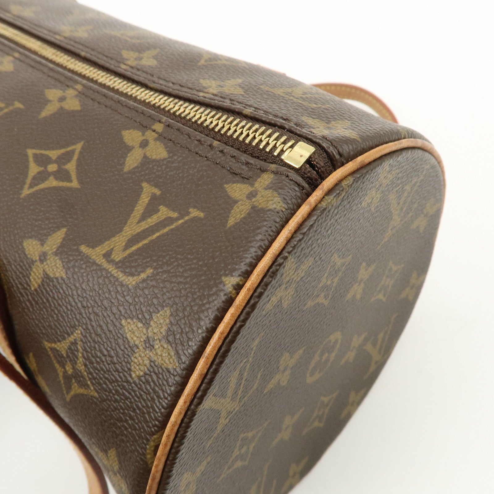 Louis Vuitton Monogram Papillon 30 Hand Bag New Style Brown M51385