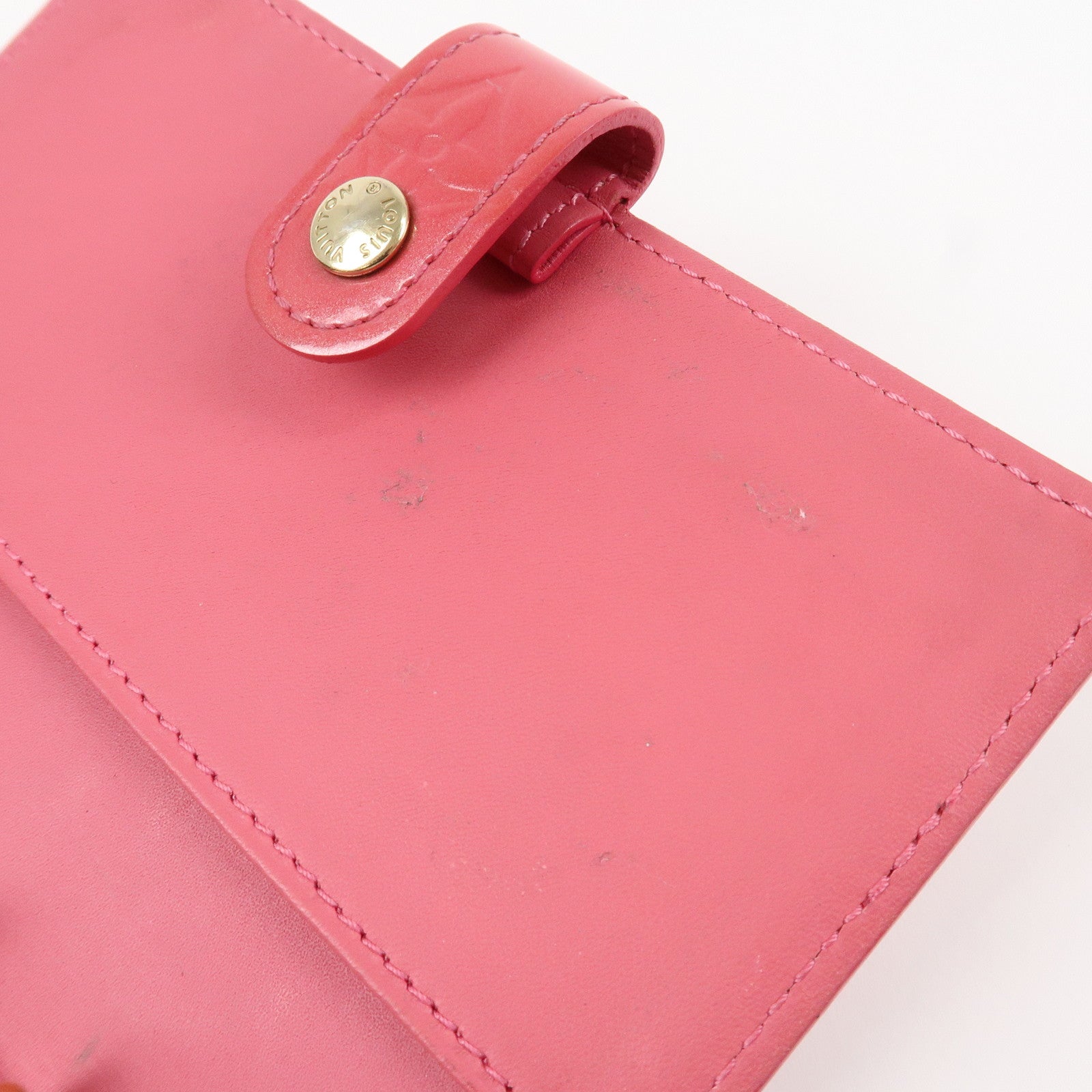 Louis Vuitton Monogram Vernis Agenda PM Planner Cover R2101F Used