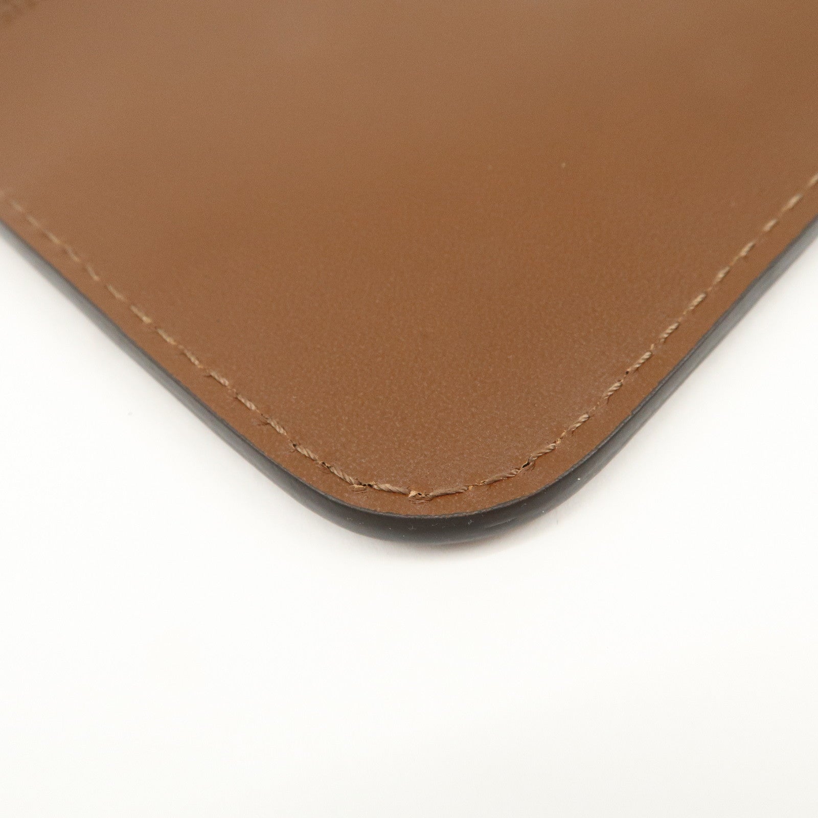 Louis Vuitton Mahina Leather Pouch for Hina PM Brown Used