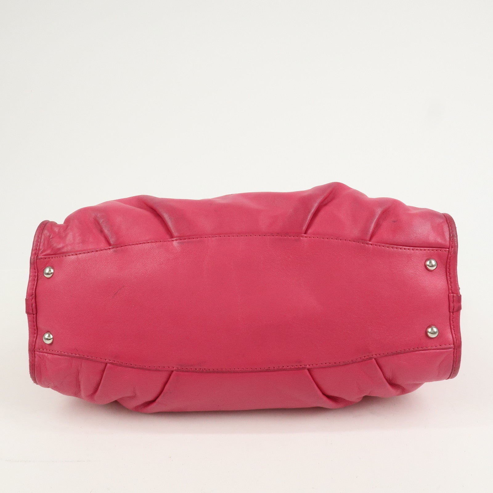 LOEWE Seville Anagram Nappa Leather 2Way Shoulder Hand Bag Pink