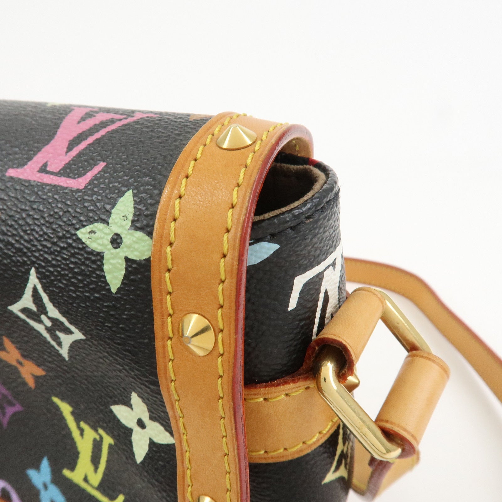 Louis Vuitton Monogram Multicolor Sologne Shoulder Bag Noir M92639