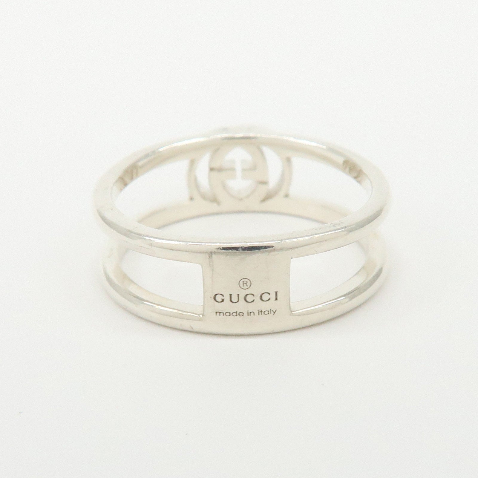 GUCCI Interlocking G Ring SV925 #11 US5.5 EU51 HK12